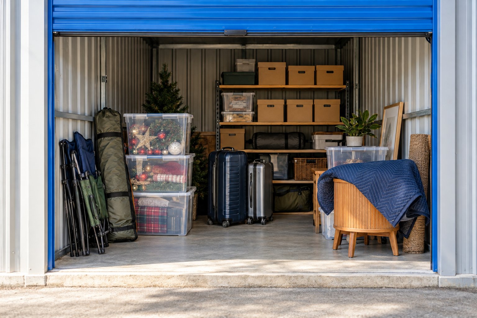 Room for the things you don’t need every day.