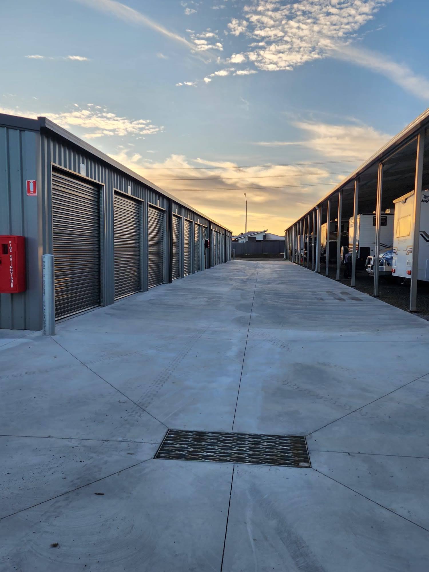 A range of indoor storage options